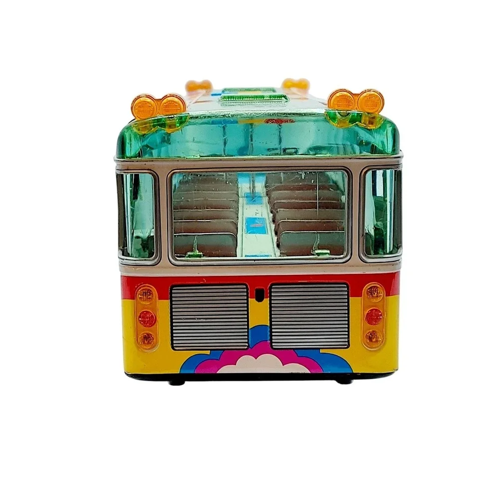 Vintage Alps Toy Japan Daiya Toy Tin Melody Bus
